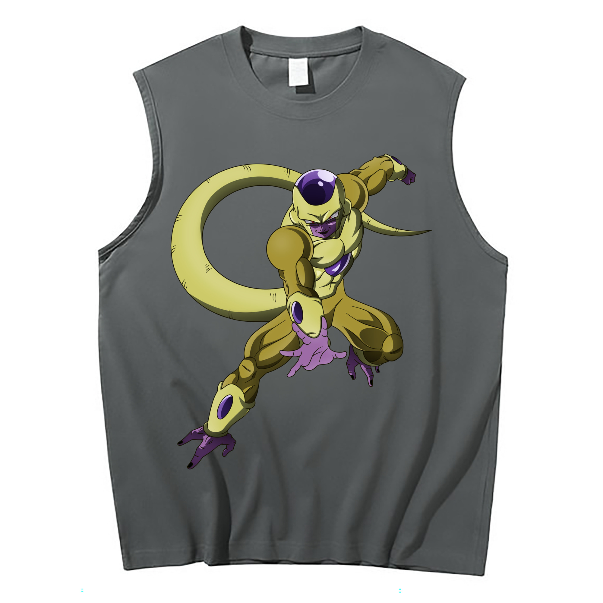 （画像用） ドラゴンボール フリーザ DRAGON BALL Frieza コットン100％タンクトップ（フロントプリント）